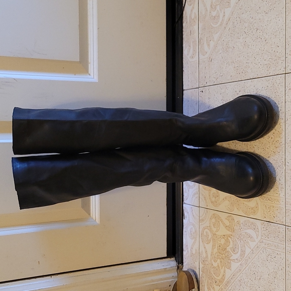 Kurt Geiger Black Genuine Leather Boots